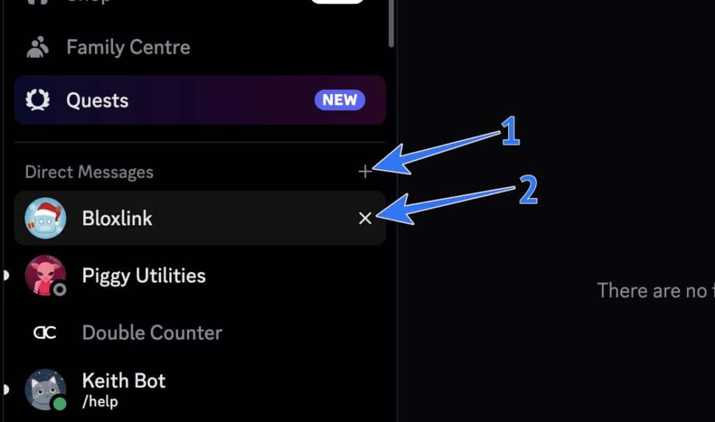 Discord DM icons