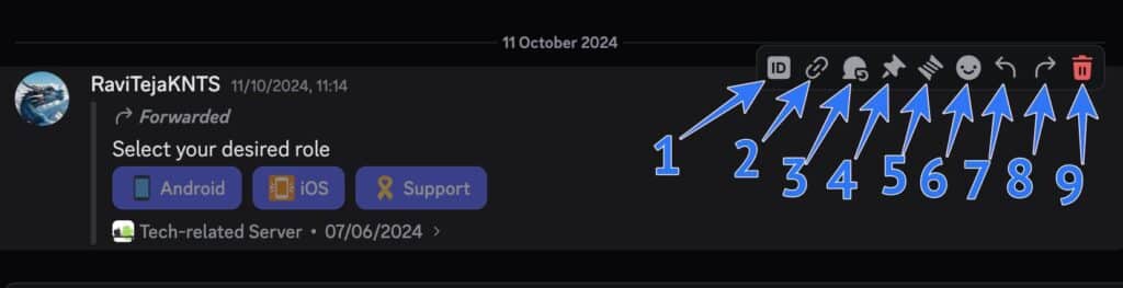 Discord Message icons 