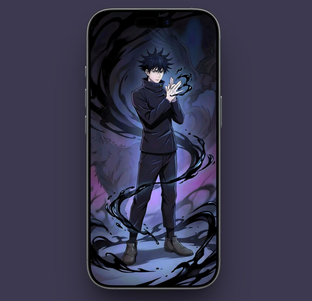 Megumi Fushiguro with Divine Dogs Technique