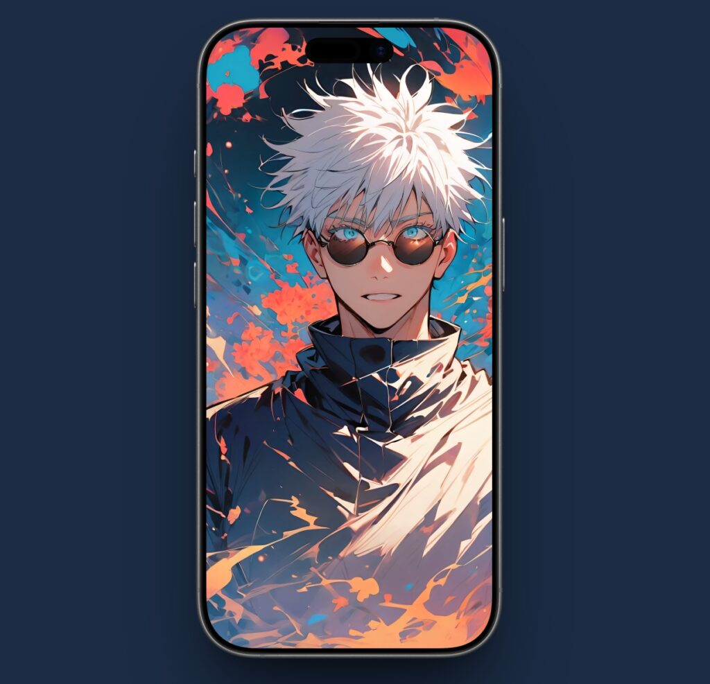 Satoru Gojo Vibrant Infinite Style