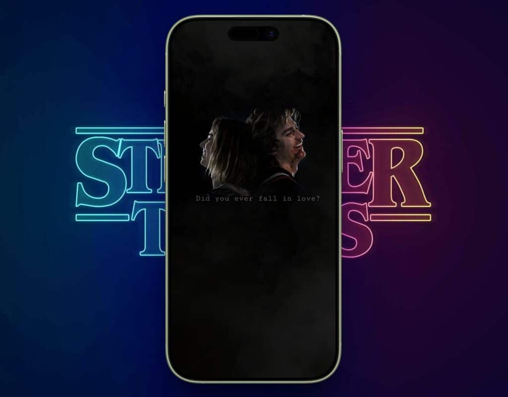 Steve & Robin Stranger Things Wallpaper