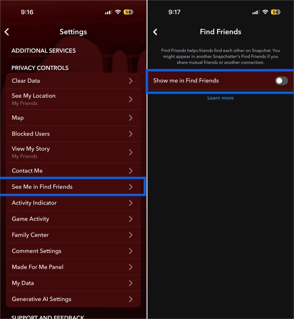 Stop Strangers From Finding Your Profile in Snapchat