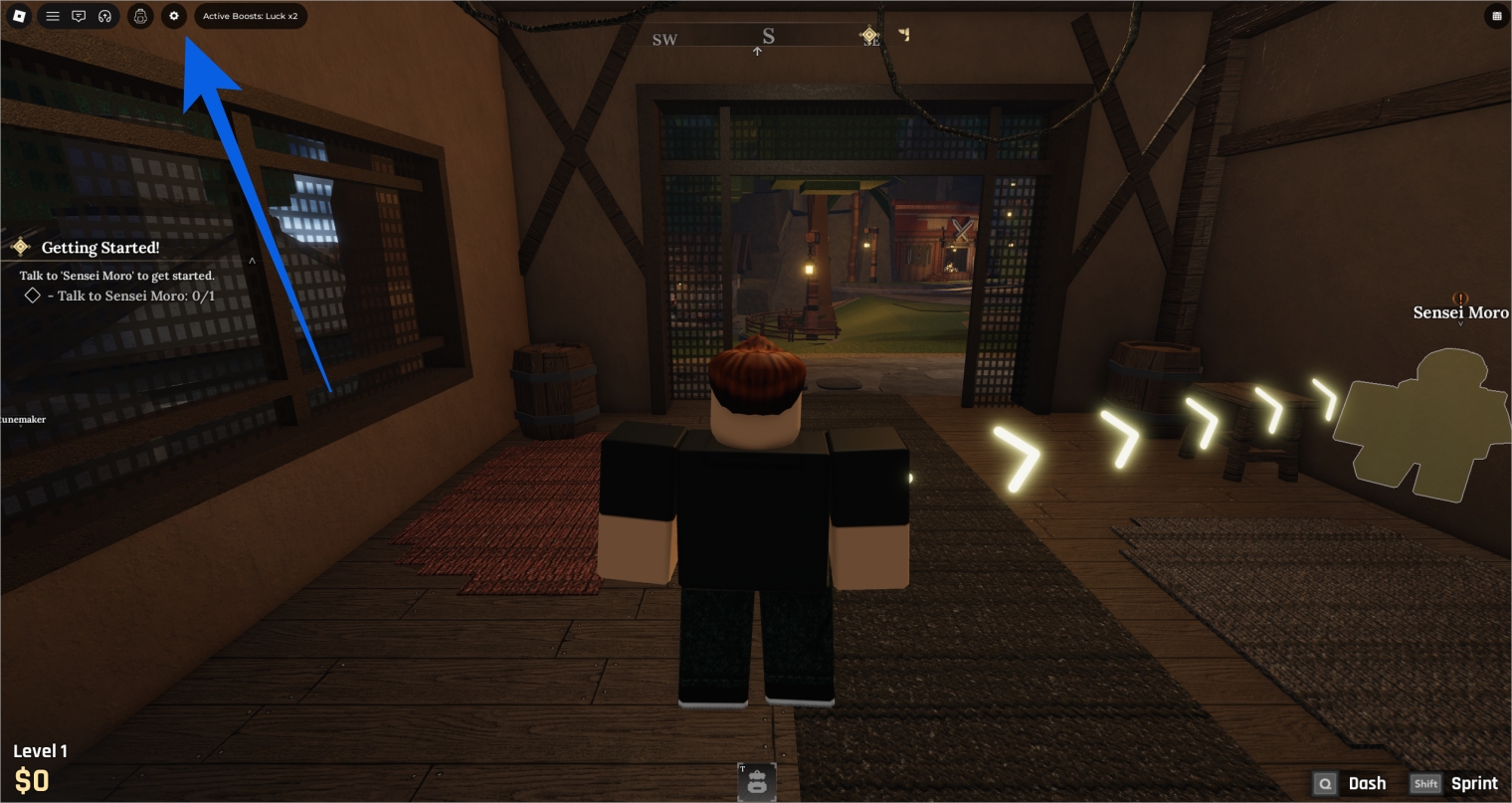 The Forge Settings Cog