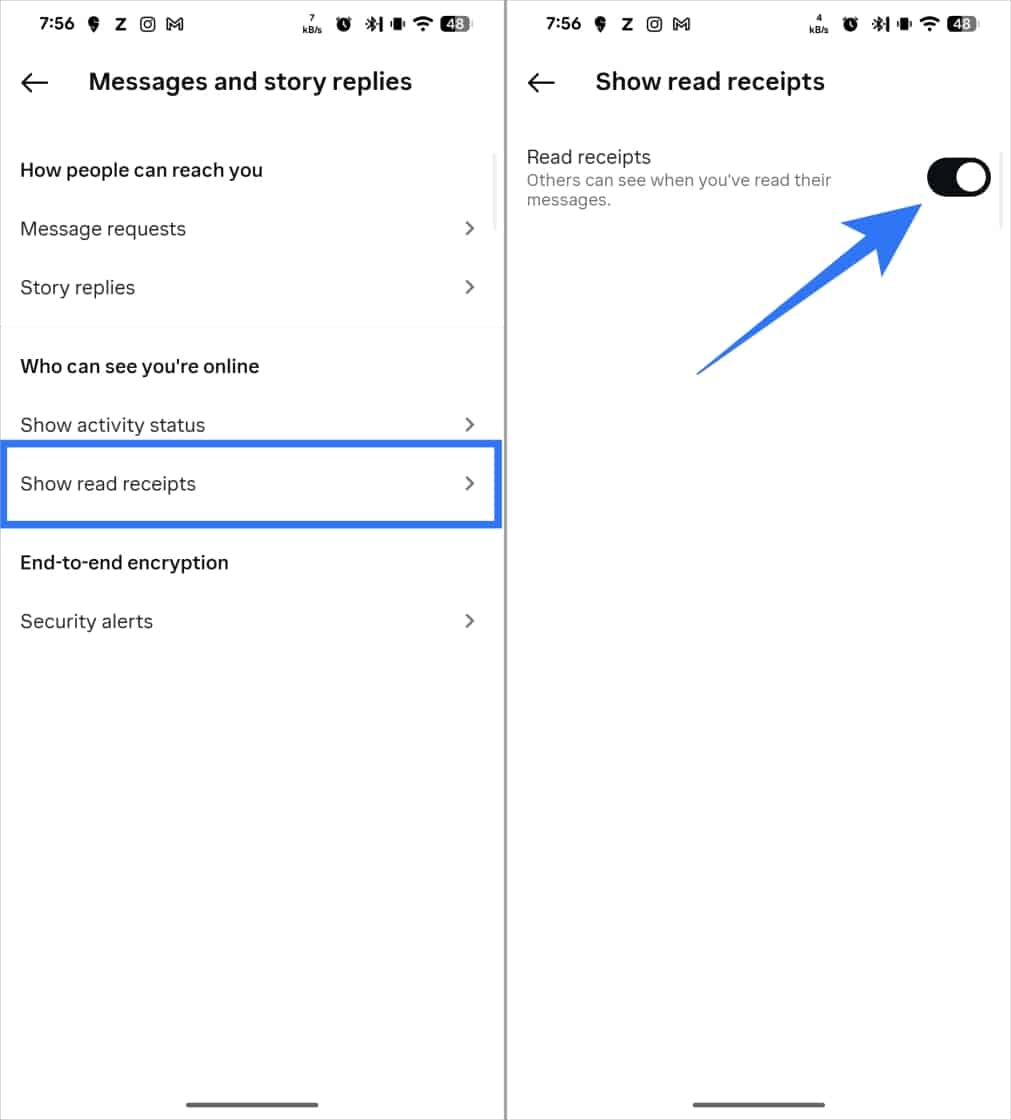 Turn Off Read Receipts for All Instagram Chats