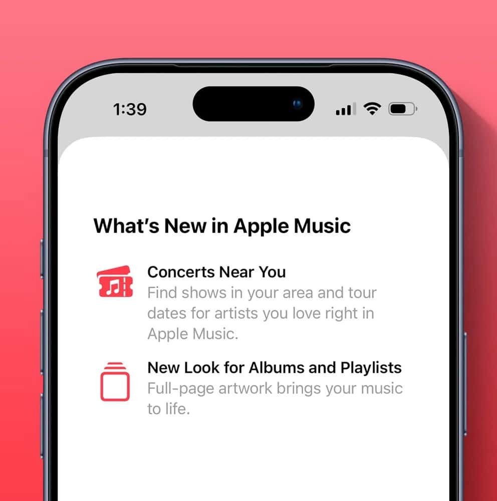 Apple Music Adds Concerts Near You