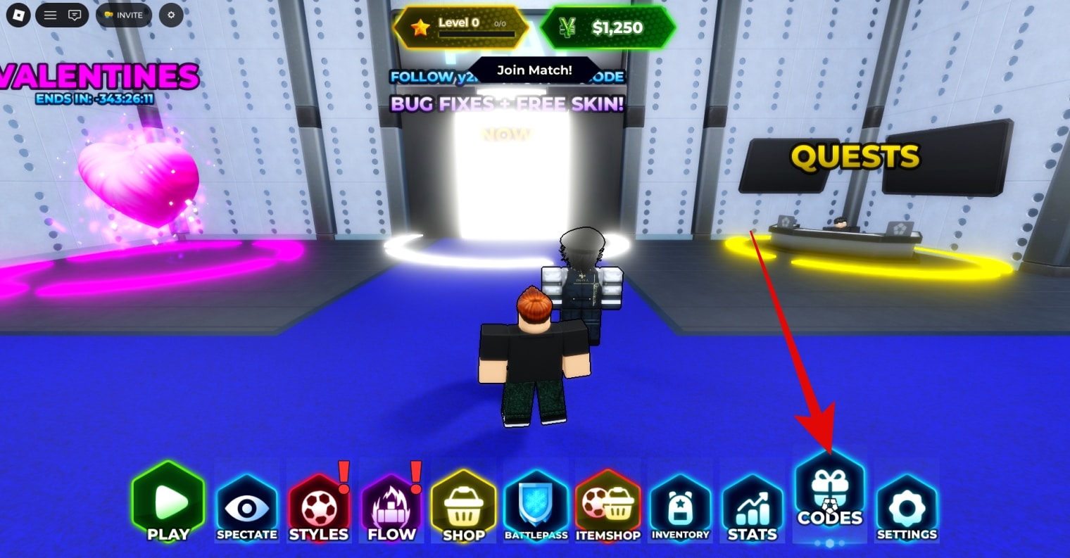 BLR Legacy Codes Button