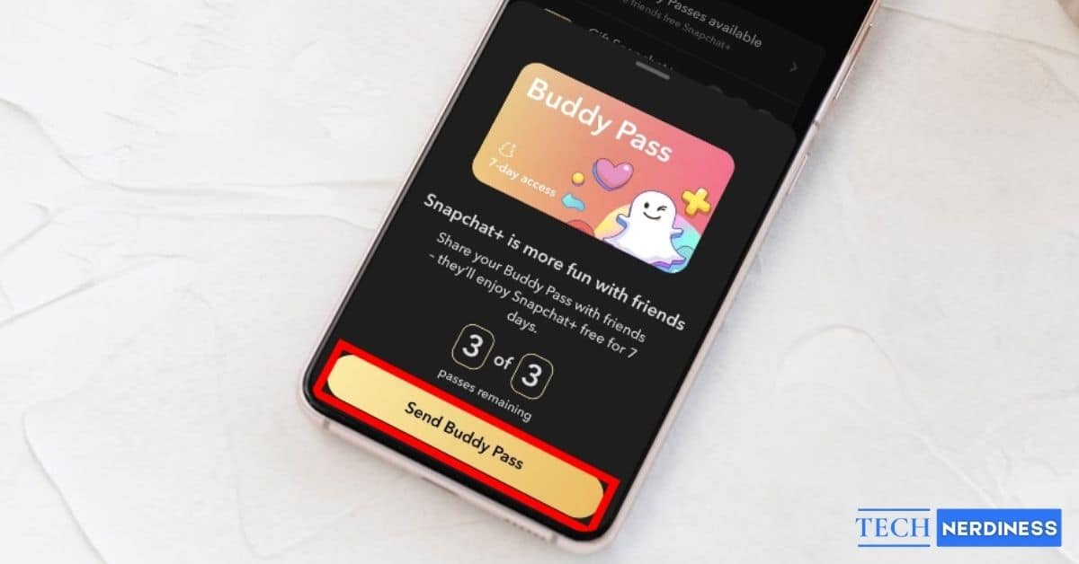 Buddy Pass on Snapchat
