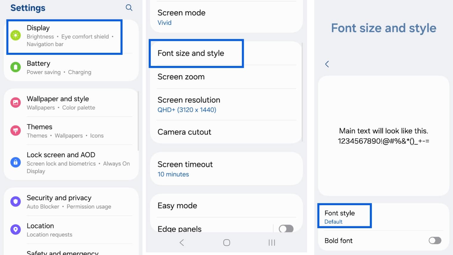Change The Font On My Samsung Phone