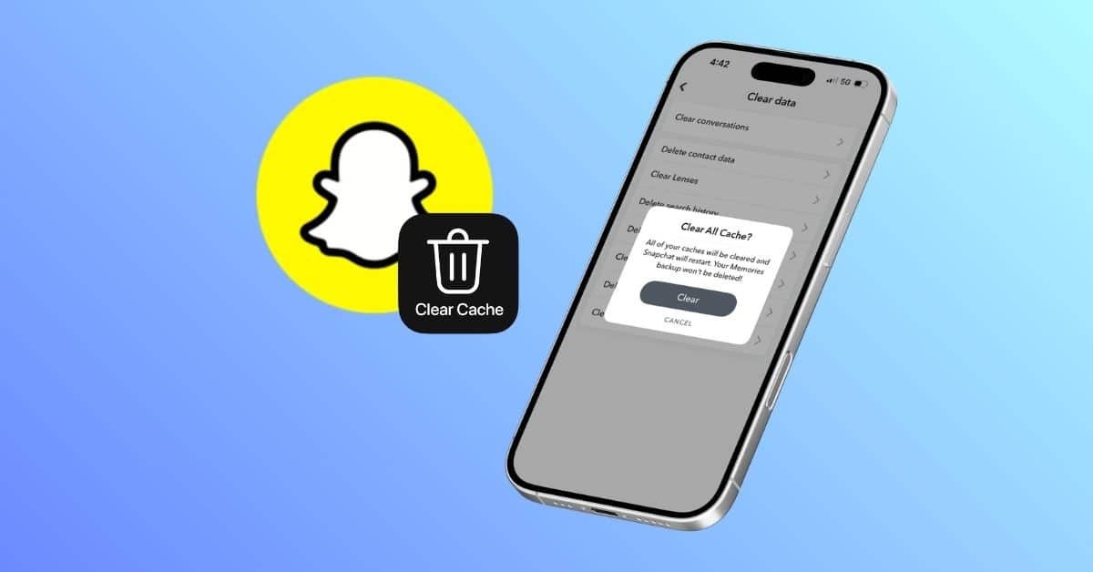 Clear Snapchat Cache