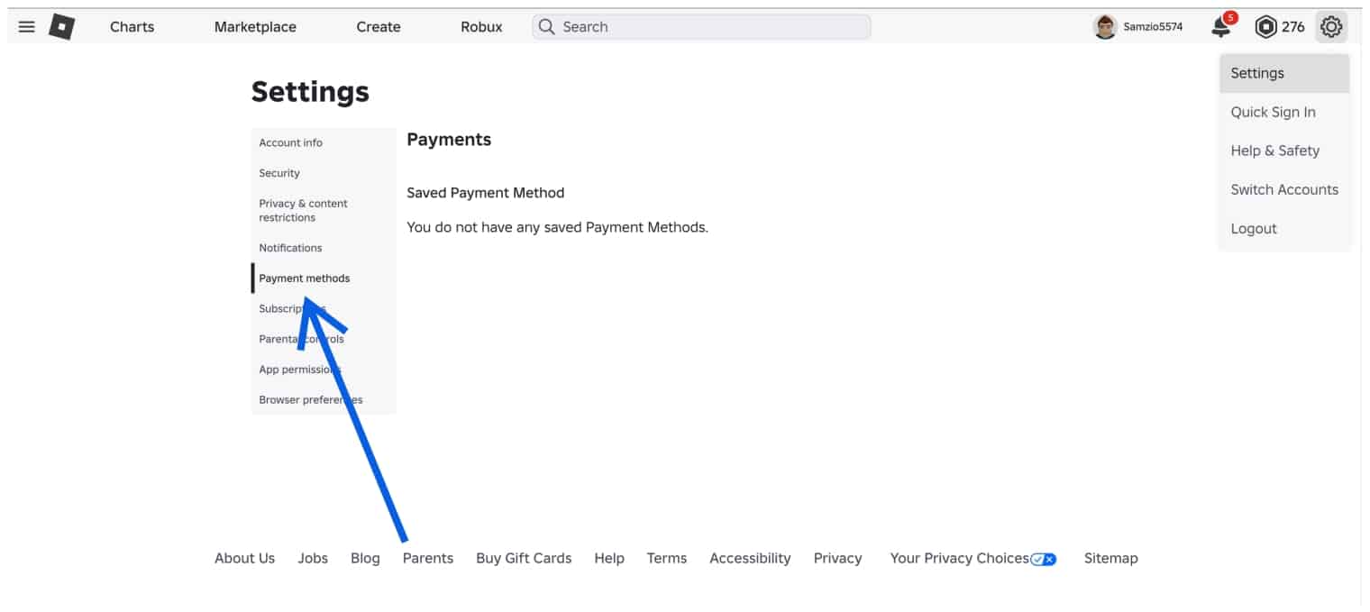 Control In-Game Purchases in Child Roblox