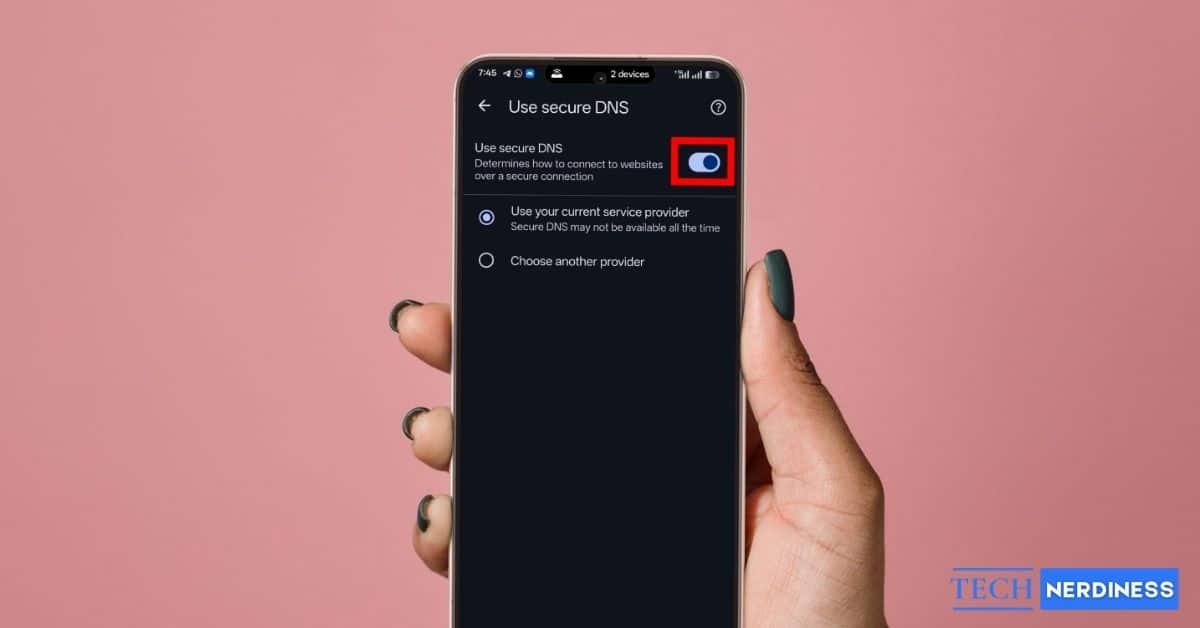 Disable Secure DNS in Chrome on Android