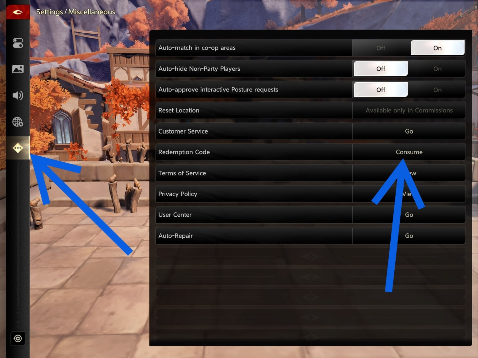 Duet Night Abyss Consume Button