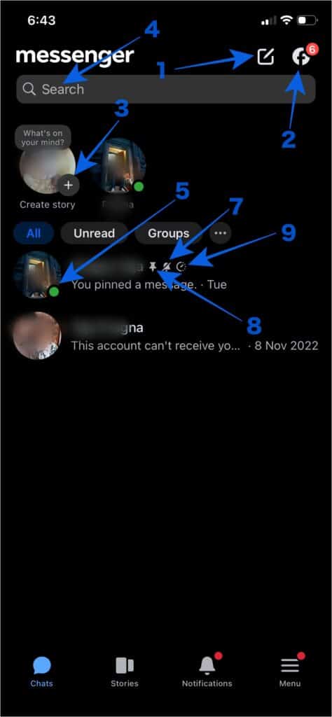 Facebook Messenger Home Screen Icons