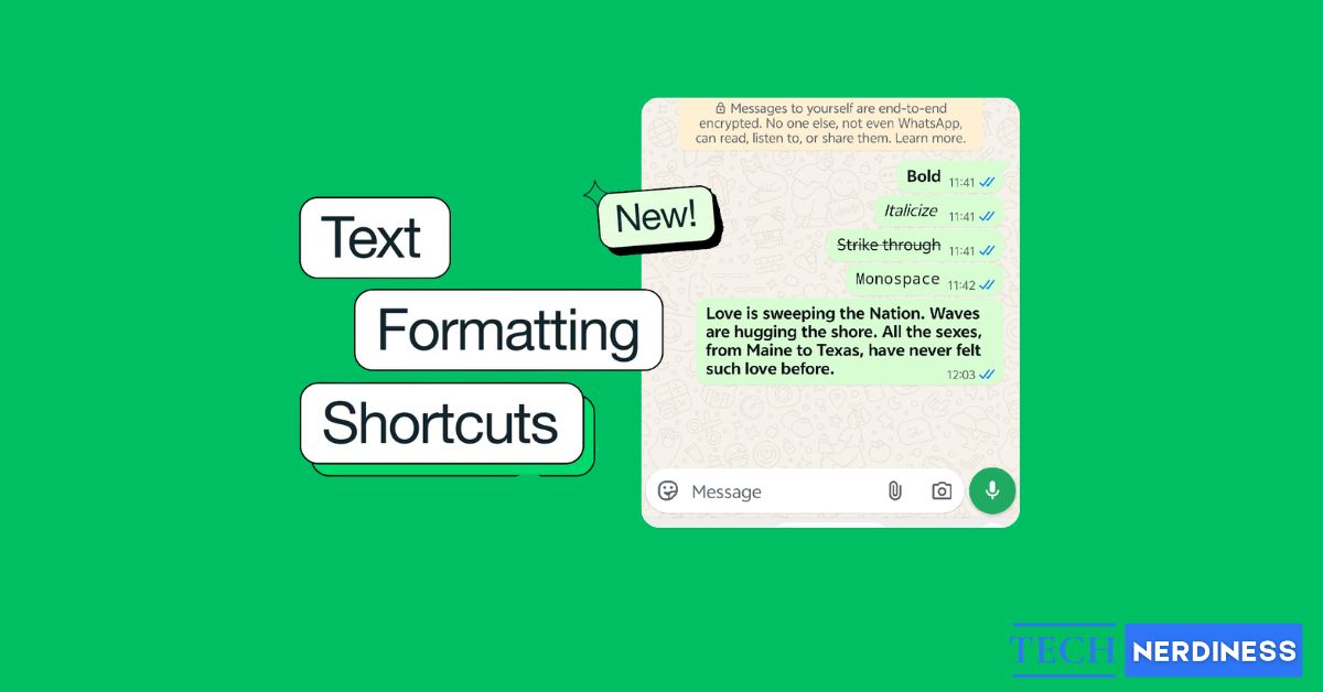 Format Text on WhatsApp - Bold, Strikethrough, Italic