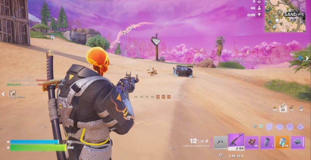 Get the Lock-On Assault Rifle in Fortnite