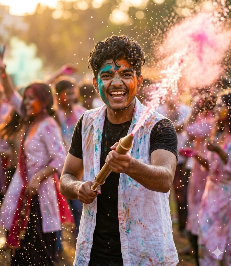 Holi AI Photo Editing Prompt 8