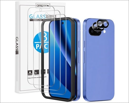 OMOTON Screen Protector for Google Pixel 10a