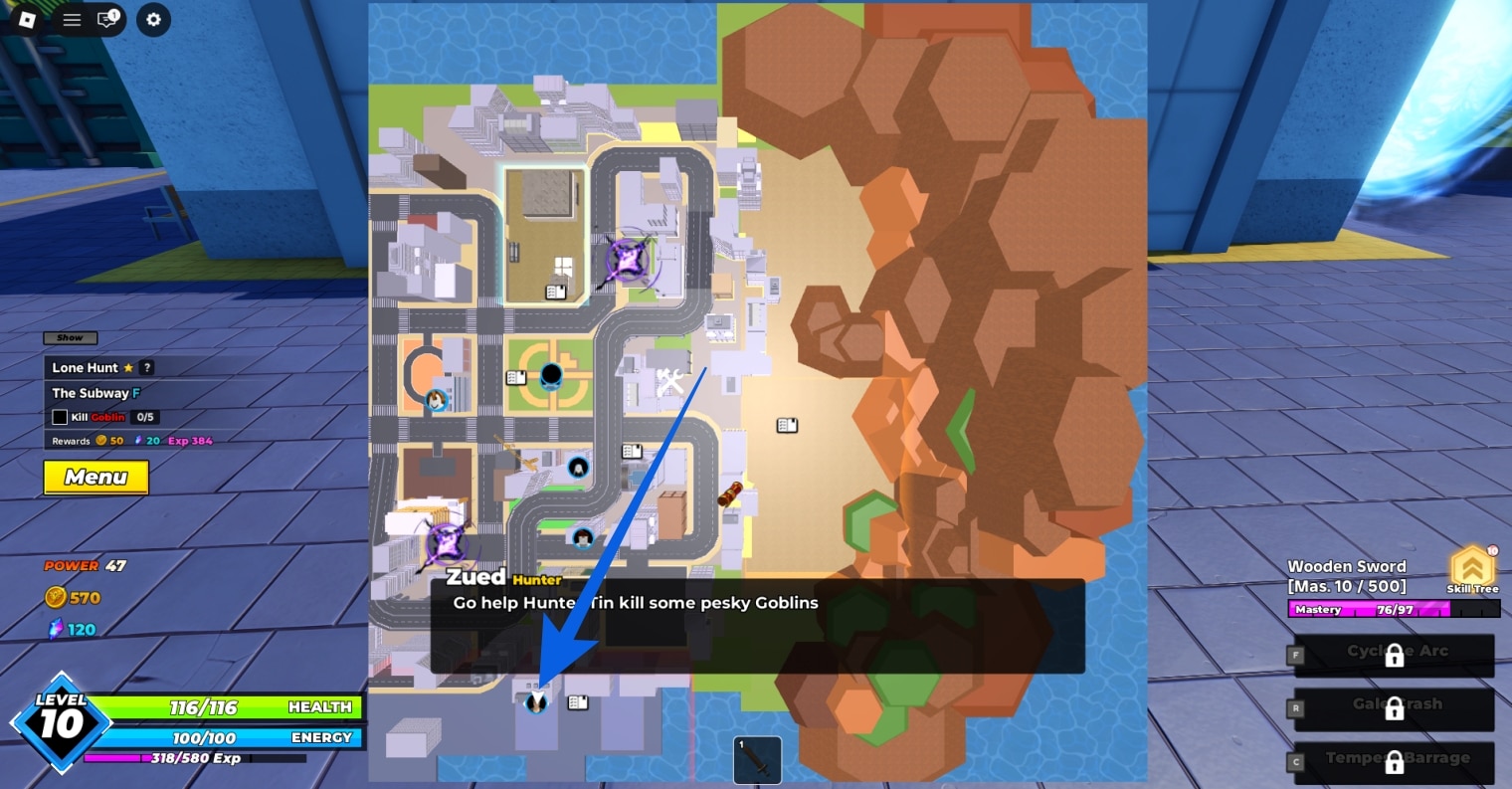 Red Hat NPC Location