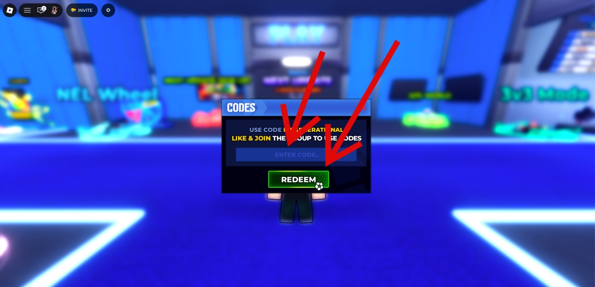 Enter the code to Redeem Blue Lock Rivals Codes