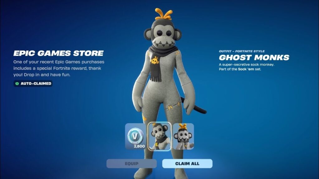 Ghost Monks Fortnite Free Skin