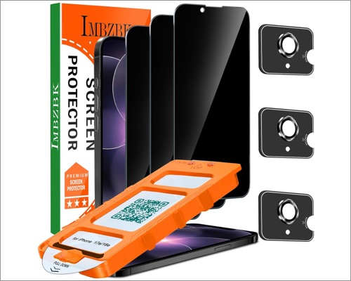 IMBZBK Privacy Screen Protector for iPhone 17e