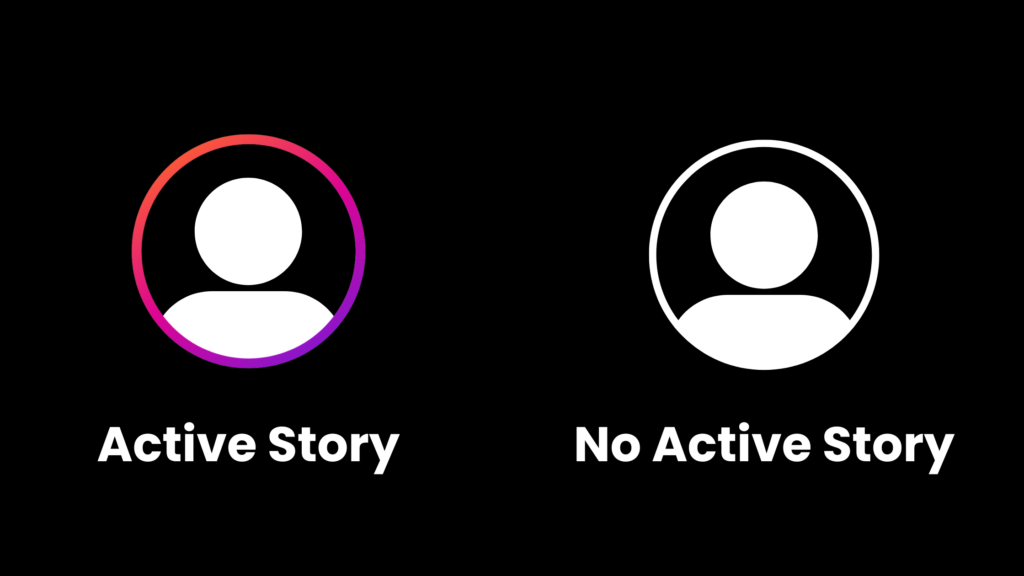 Instagram Profile colored story ring