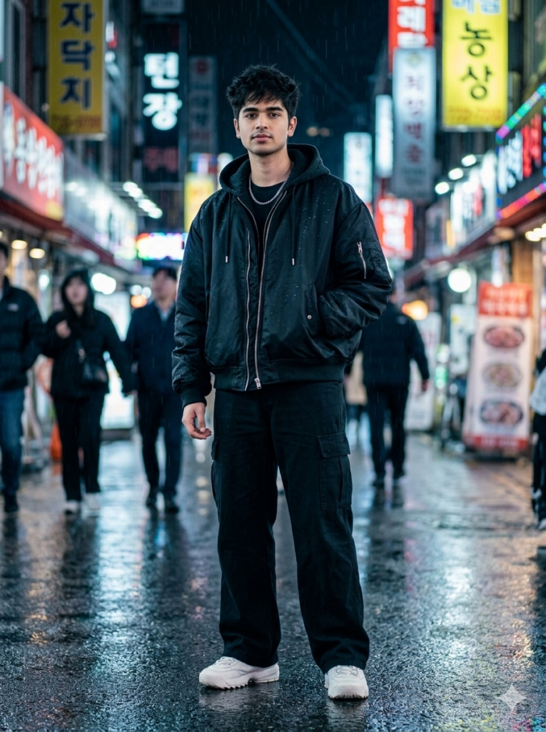 Korean Street Fashion Boy Prompt