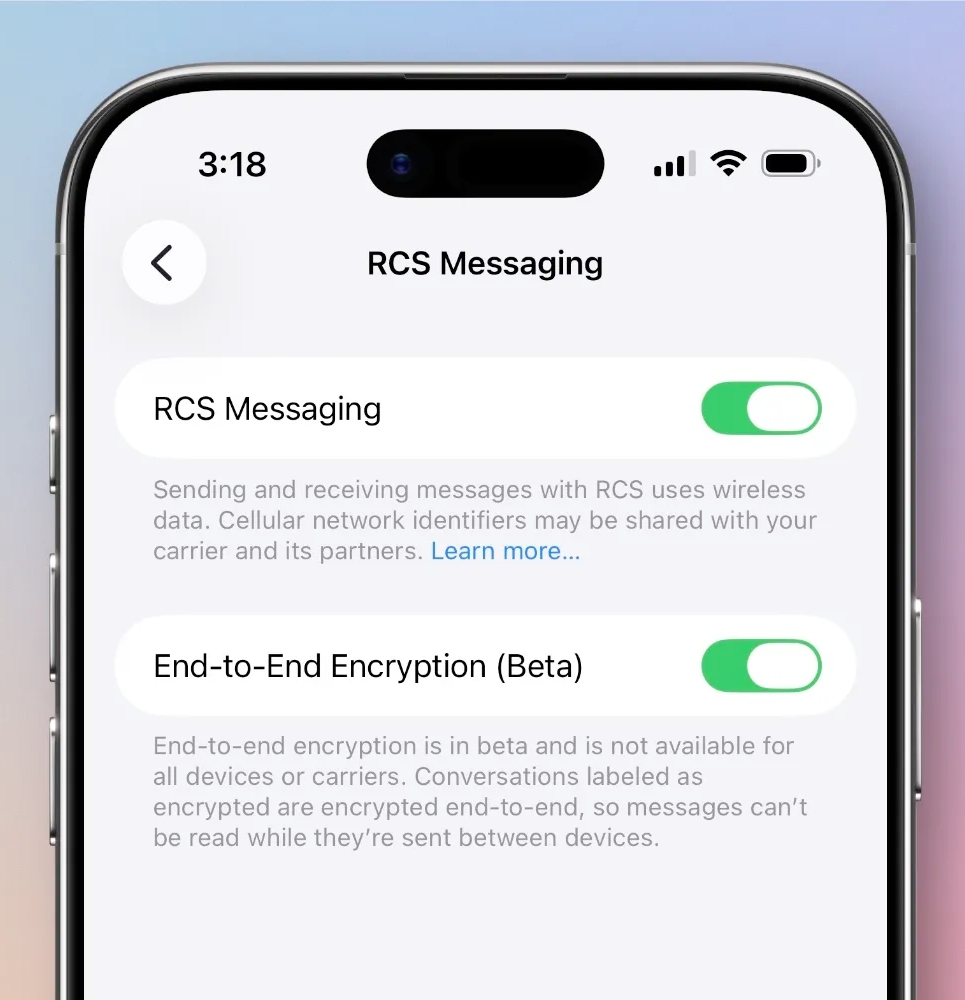 RCS End-to-End Encryption