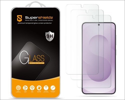 Supershieldz Galaxy S26 Tempered Glass Screen Protector (3 Pack)
