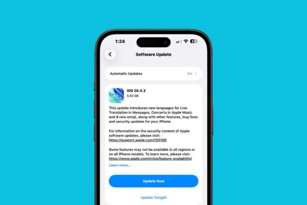 Apple Releases iOS 26.4.2 for iPhone