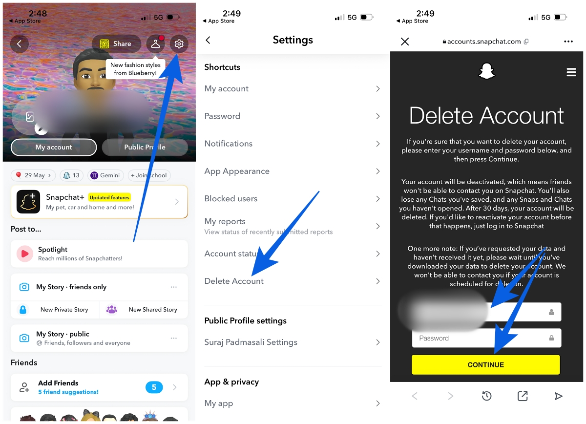 Delete Your Snapchat Account Permanently