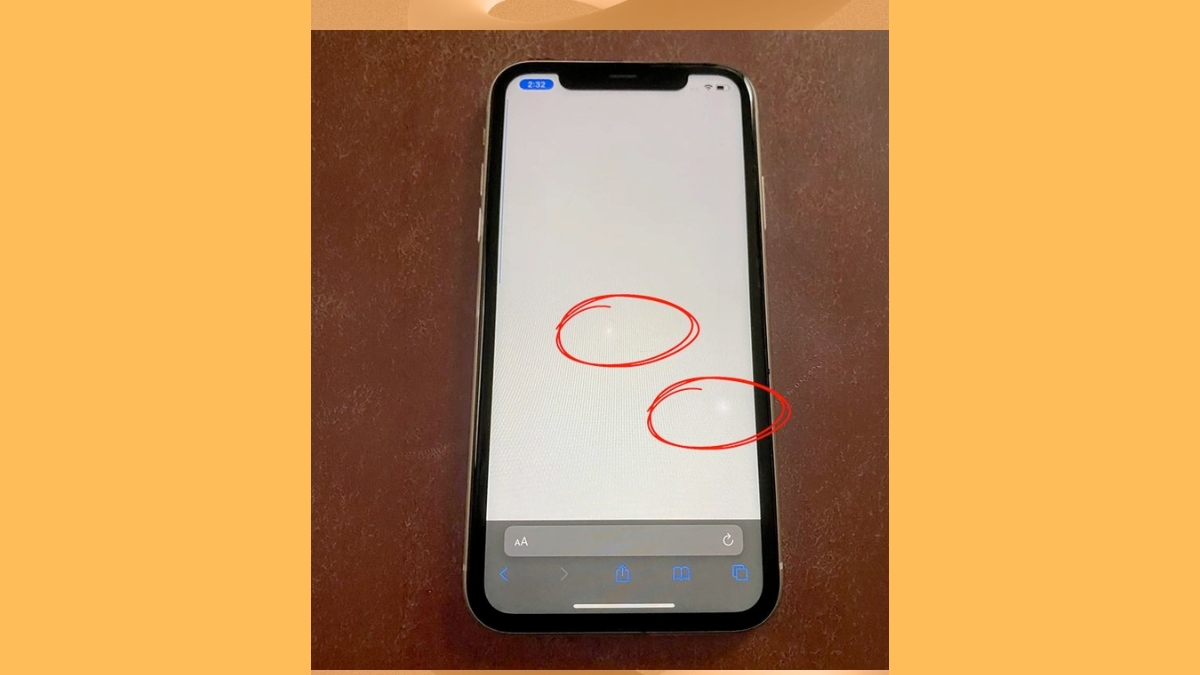 Fix White Dot on iPhone Screen