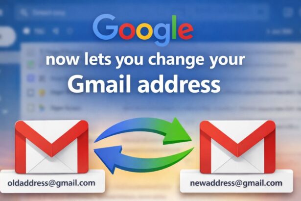 Gmail Users Can Now Change Their Email Address