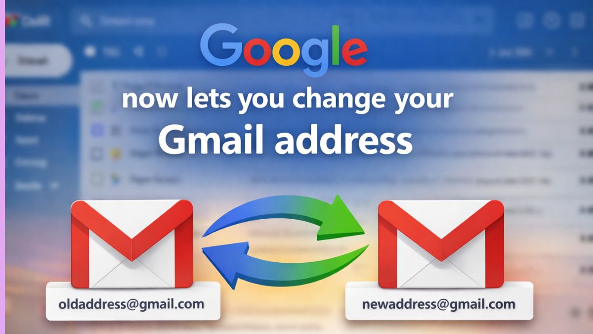 Gmail Users Can Now Change Their Email Address