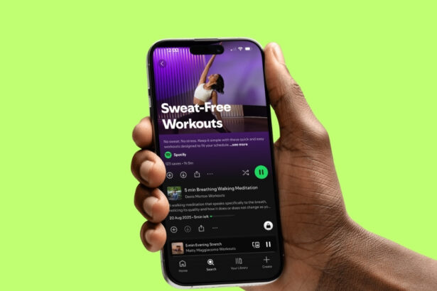 Spotify Fitness Hub With Peloton