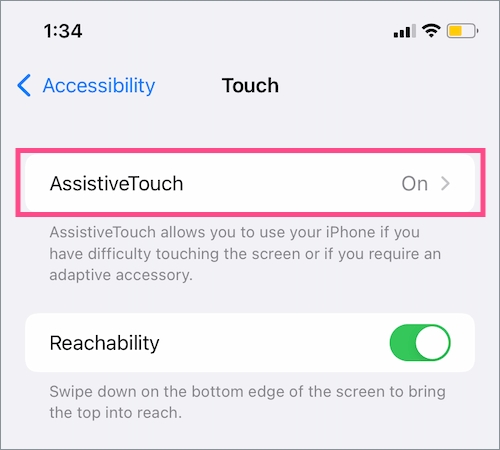Turn Off AssistiveTouch on iPhone