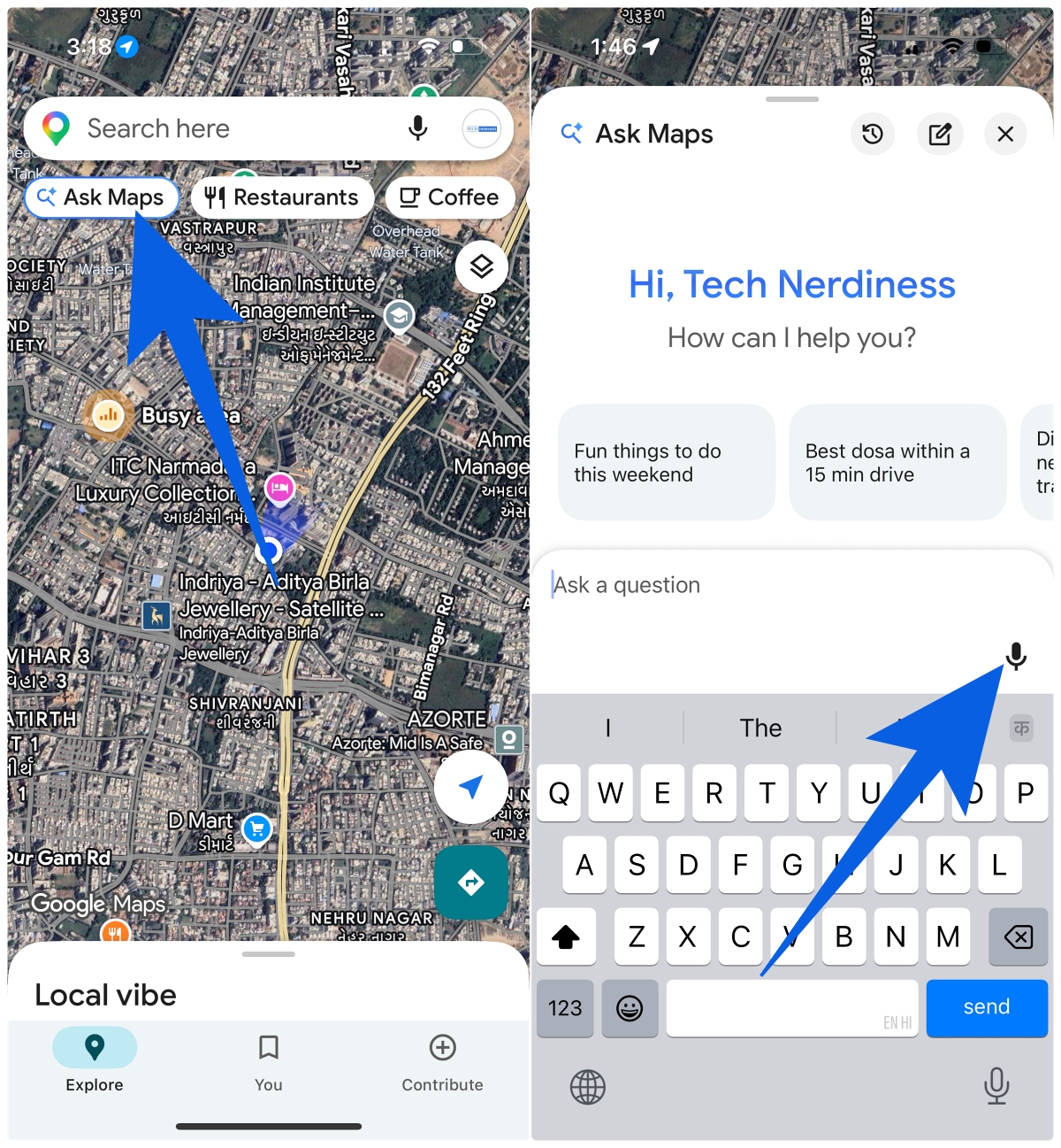 Use the Ask Maps Feature on Google Maps