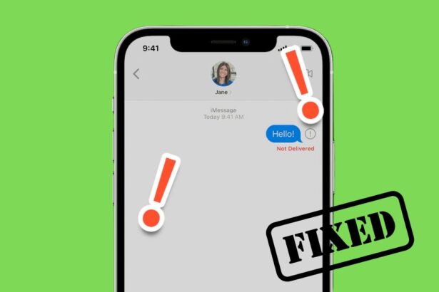 iMessage Not Working for One Contact