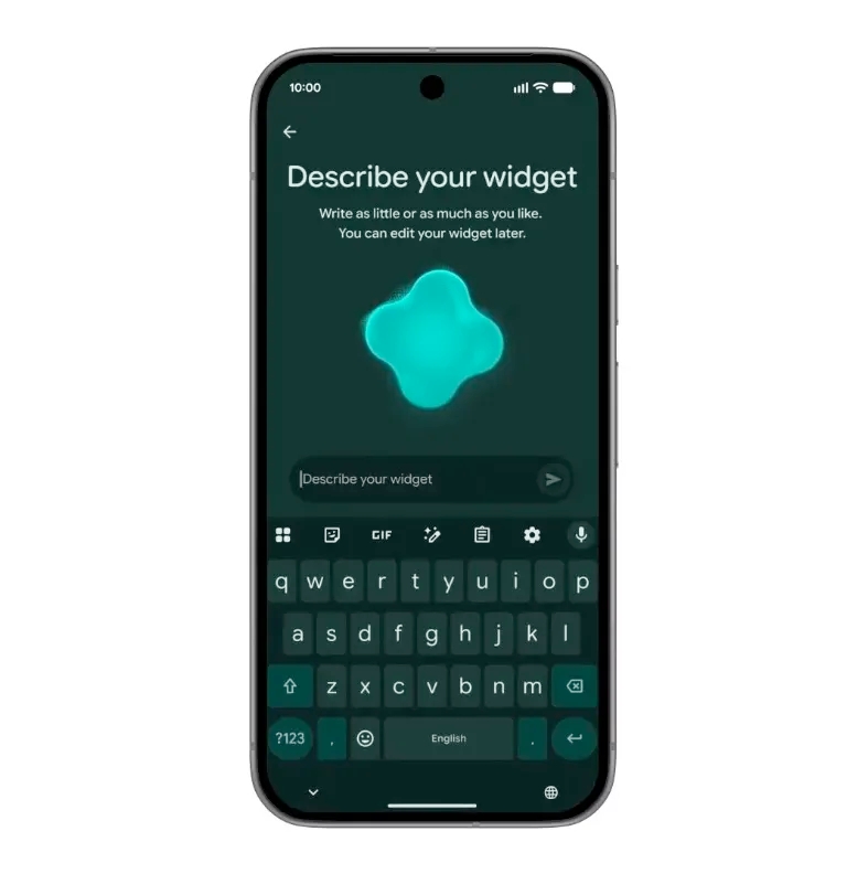 Android 17 Create My Widget