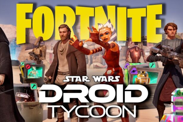 Get the Groundmech Droid in Fortnite Star Wars Droid Tycoon