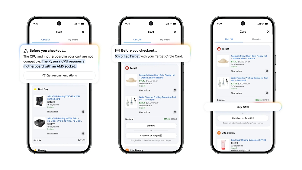 Google Universal Cart