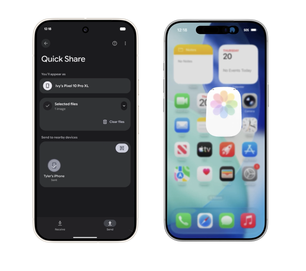 Use AirDrop on Android to Send Files to iPhone