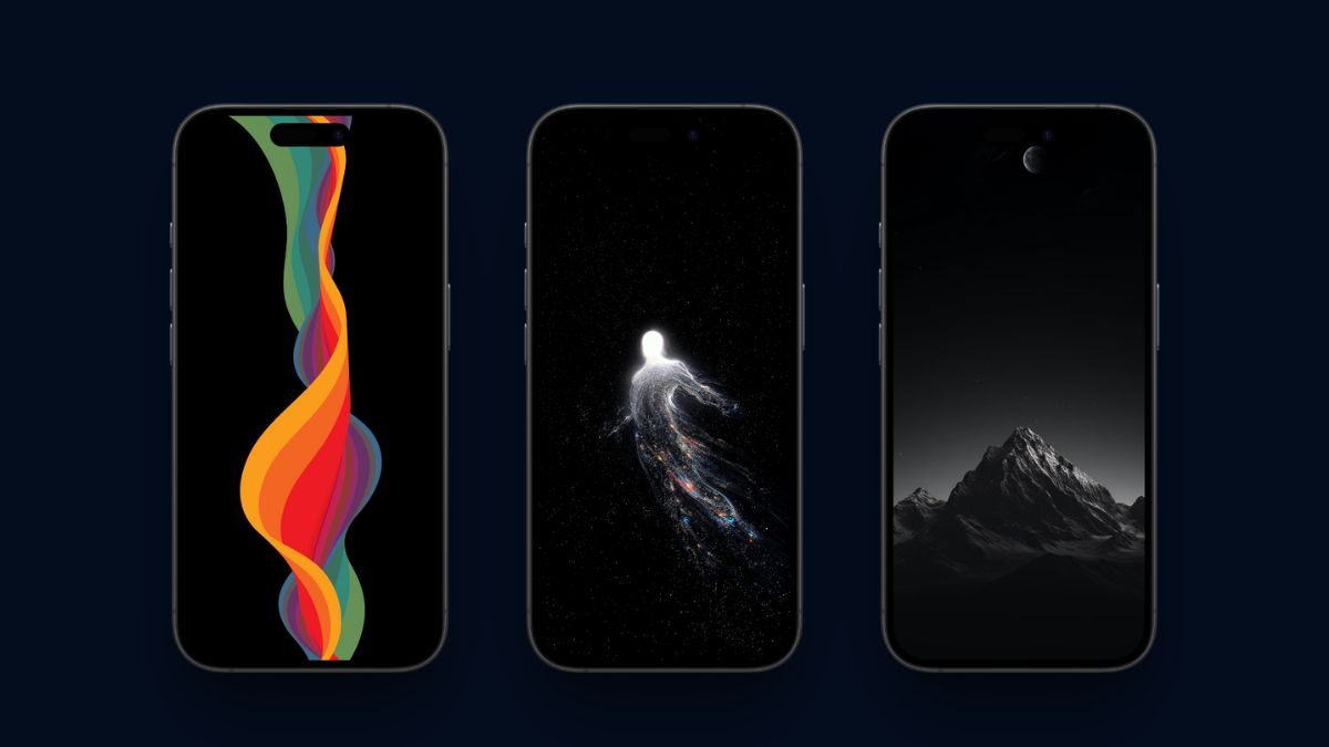 black and dark iPhone wallpapers