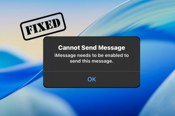iMessage Needs to Be Enabled to Send This Message