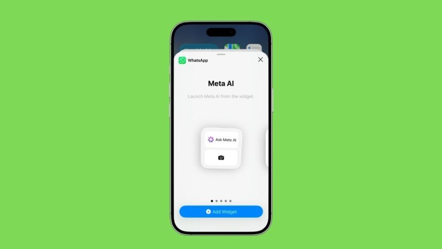 Add a WhatsApp Widget to Your Home Screen