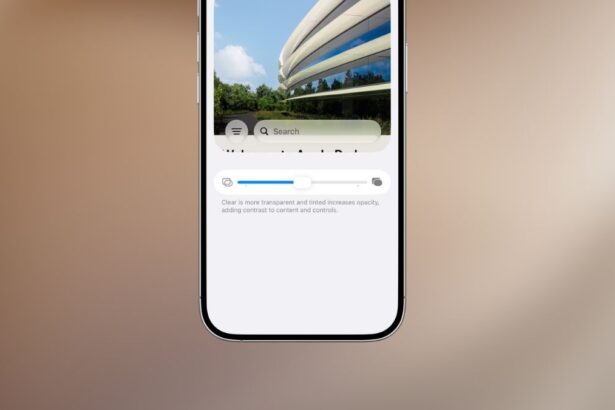 Adjust Liquid Glass Transparency in iOS 27