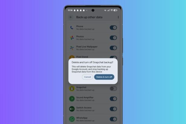 Android Per-App Backup Controls