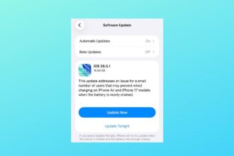 Apple Releases iOS 26.5.1 for iPhone 17 and iPhone Air