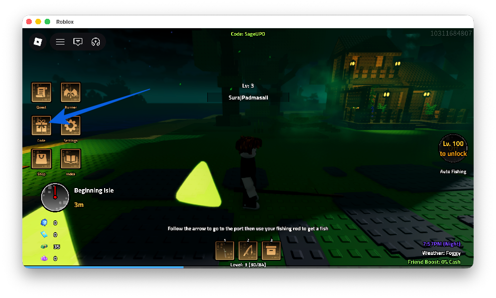 Click Codes in Heavyweight Fishing