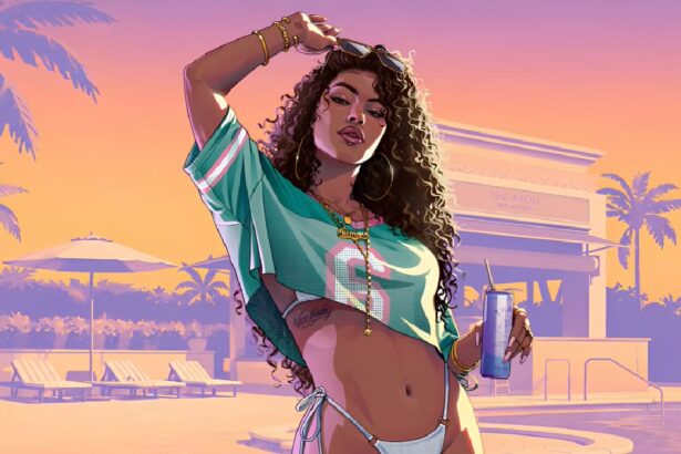 GTA 6 Cover Art Girl